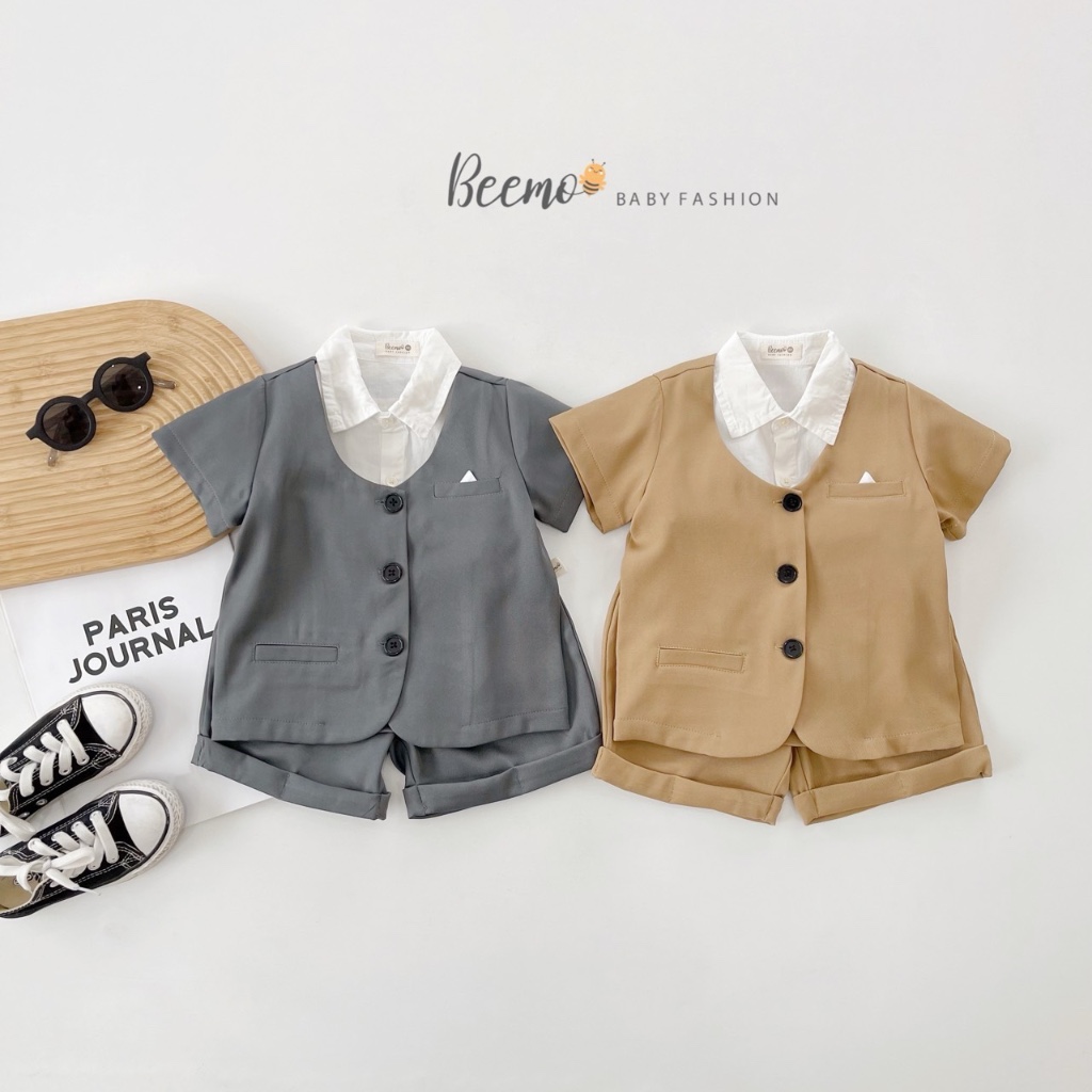 Bộ vest công tử 2 chi tiết Beemo,Chất liệu text chéo cao cấp, siêu mềm mịn,thiết kế và bộ màu sang chảnh B428