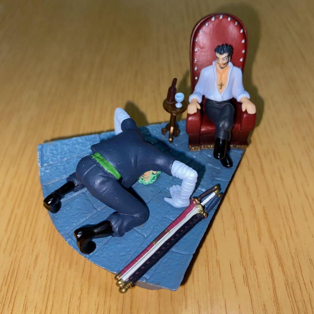 Mô hình chính hãng ONE PIECE - Zoro và Mihawk - LogBox - Marineford Part 3