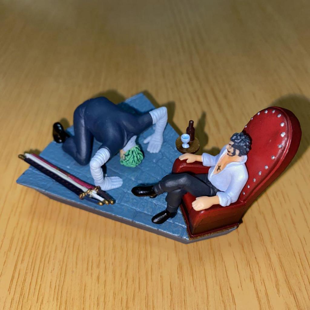 Mô hình chính hãng ONE PIECE - Zoro và Mihawk - LogBox - Marineford Part 3