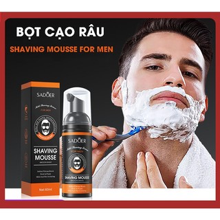 Bọt cạo râu chính hãng SADOER, Shaving Mousse for men 60ml
