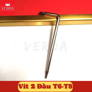 Vít balisong lục giác T6 T8 - Bộ tua đa năng tool hoa mai vặn ốc hoa thị chữ L 2 đầu T6-T8 đồ dùng phụ kiện dụng cụ CSGO