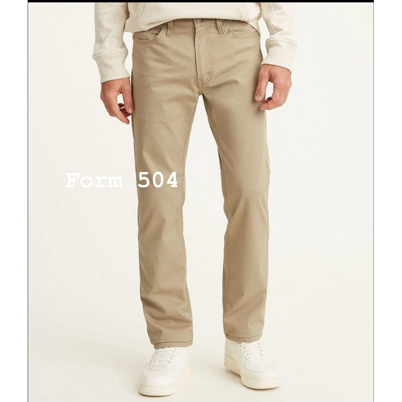 Quần kaki Le.Vis nam màu xám form 504