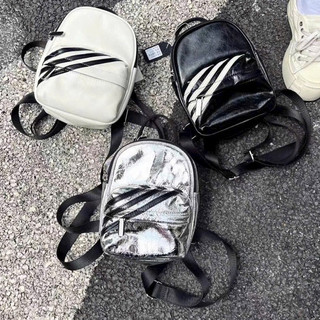 Balo mini 3 sọc thời trang - balo mini size 189 - balo mini thời trang, kiểu dáng thể thao - balo anna.str