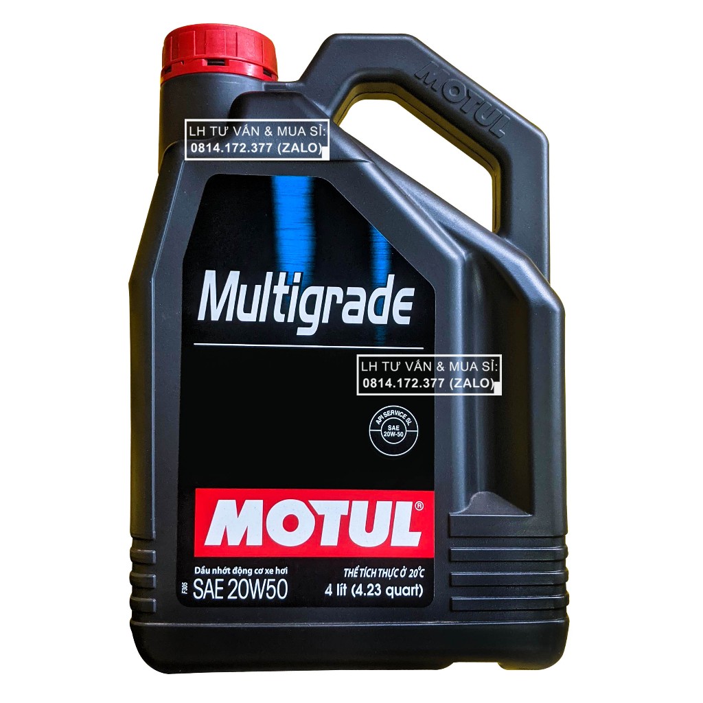 ( Giá KM ) Dầu nhớt ô-tô Motul Multigrade 20W50 4.000 ml ( 4L ) ( Chính hãng Motul )