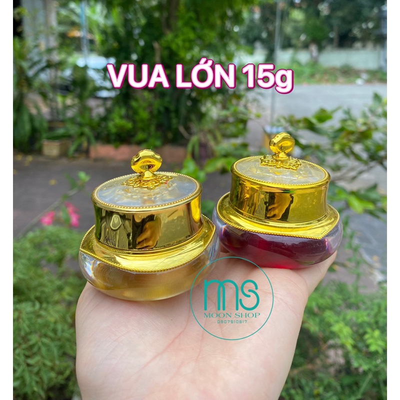 Hủ Vua lớn 15g chiết kem face đỏ & vàng cao cấp