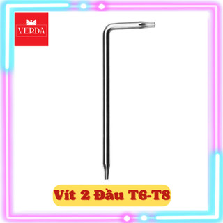 Vít balisong lục giác T6 T8 - Bộ tua đa năng tool hoa mai vặn ốc hoa thị chữ L 2 đầu T6-T8 đồ dùng phụ kiện dụng cụ CSGO