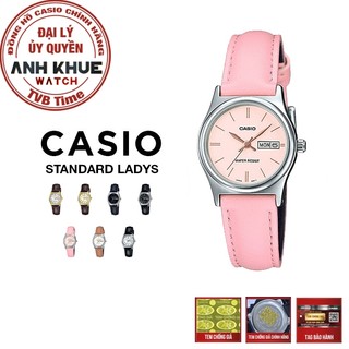 Đồng hồ nữ dây da Casio chính hãng LTP-V006 Series (25mm)