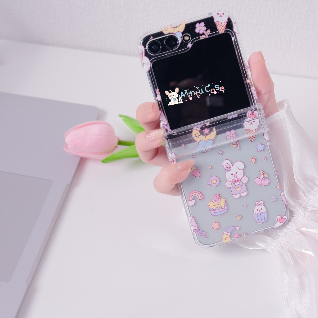 Ốp bảo vệ toàn diện Samsung Galaxy Z Flip 5 / ZFlip5 5G / Z Flip 4 / ZFlip4 5G / Z Flip3 5G / Z Flip 3 -ZC38