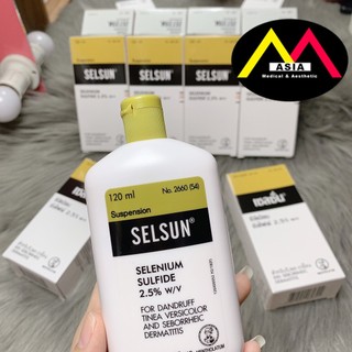 Dầu gội SELSUN giảm gàu ngứa nấm da đầu viêm da thái lan 120ml