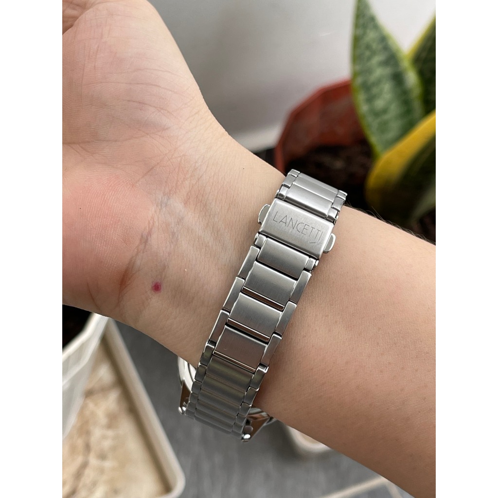 Đồng hồ nam Lancetti pin năng lượng hàng Si