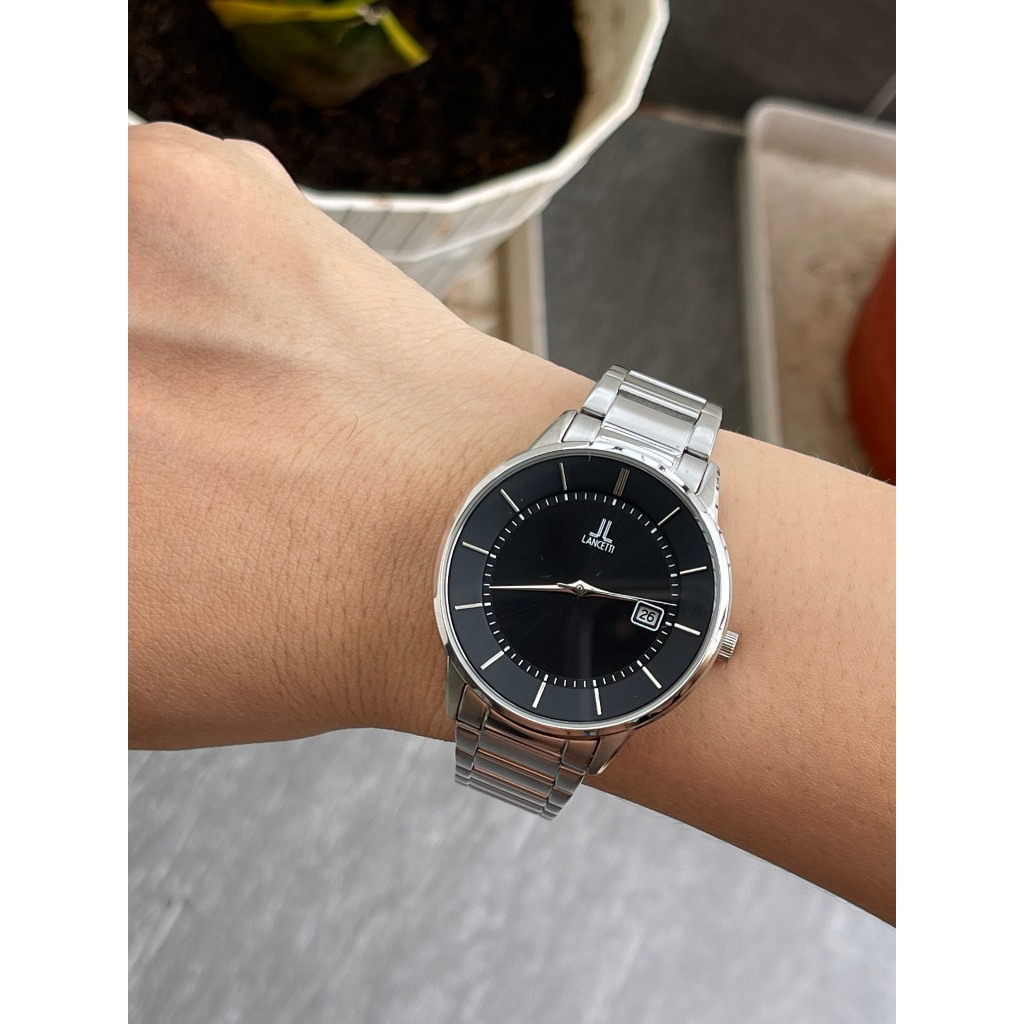 Đồng hồ nam Lancetti pin năng lượng hàng Si