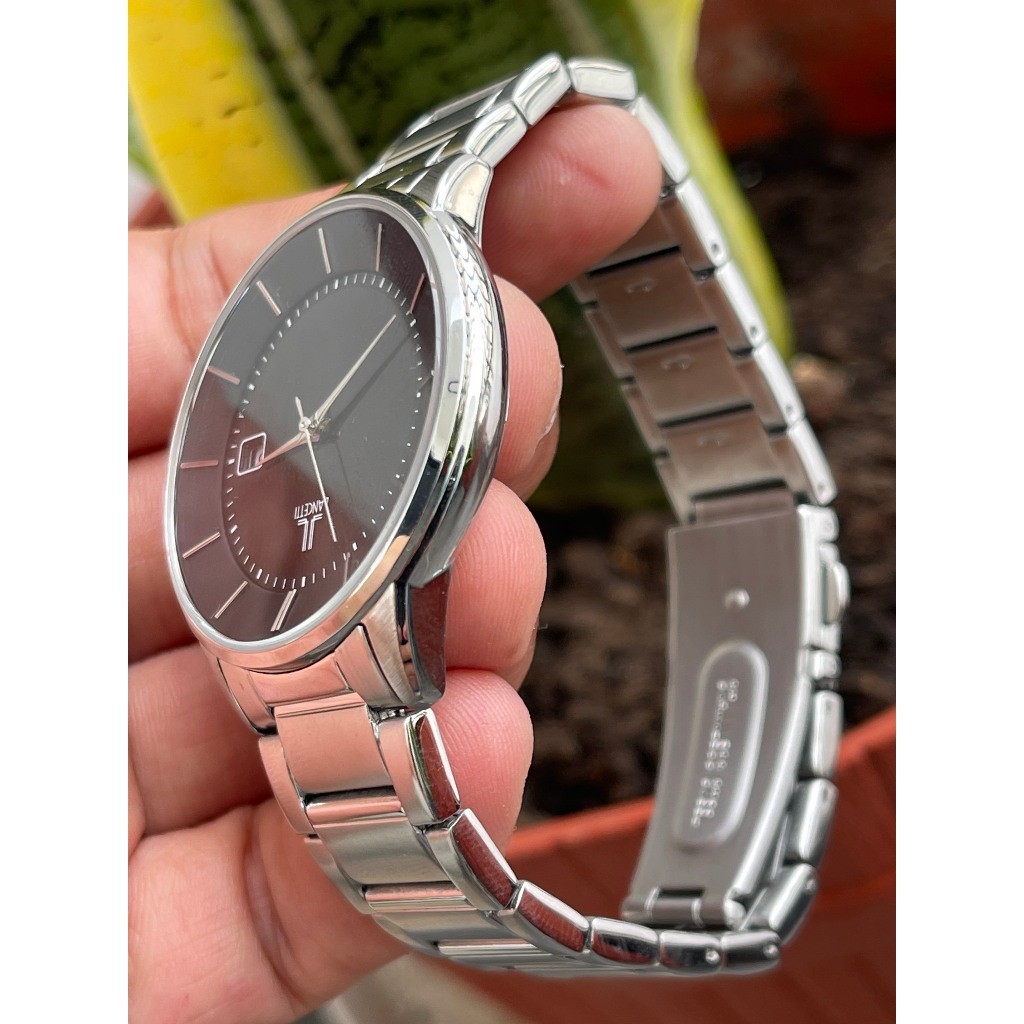 Đồng hồ nam Lancetti pin năng lượng hàng Si