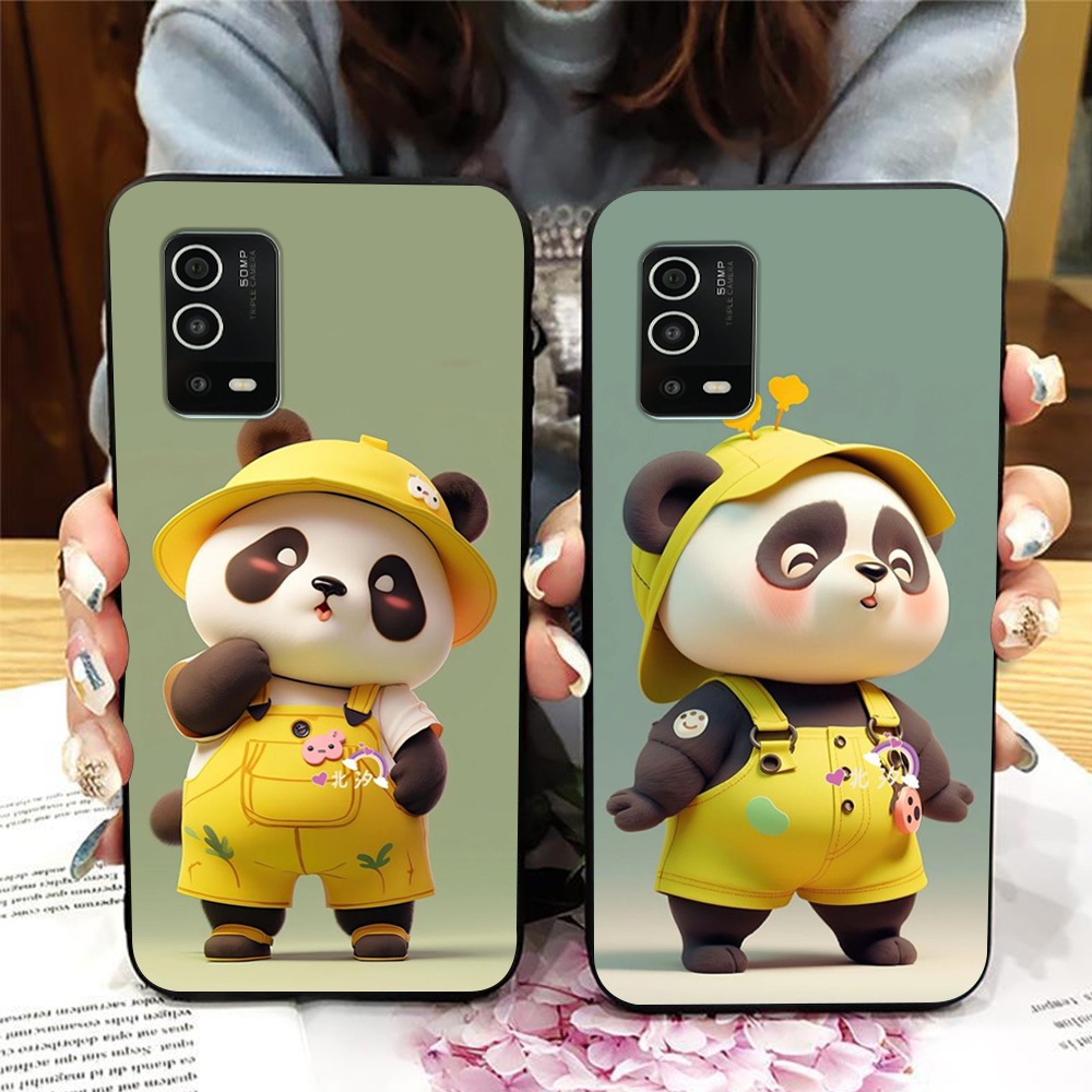 Ốp lưng oppo a55 4g / oppo a55 5g in hình gấu trúc cute