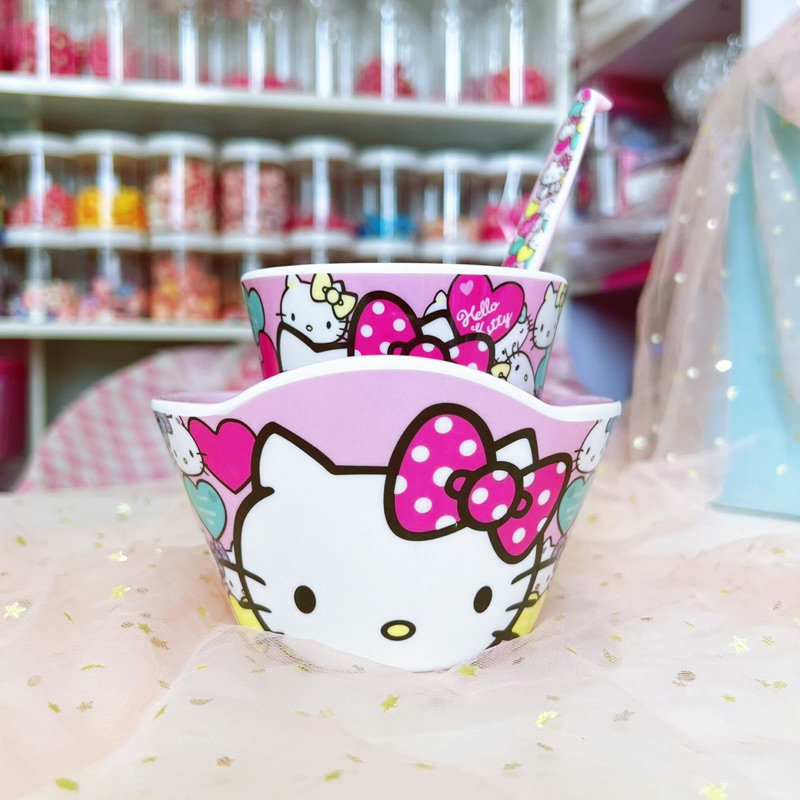 BỘ CHÉN NHÚ LY MUỖNG HELLO KITTY