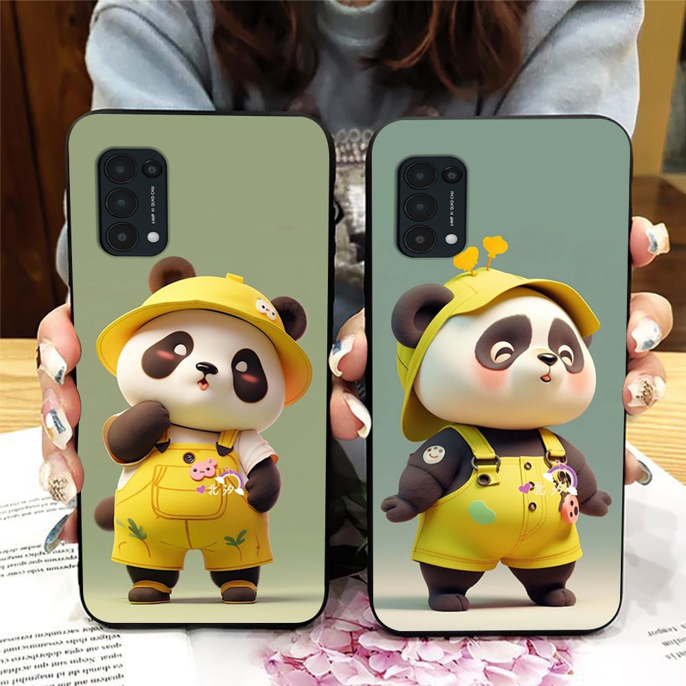 Ốp lưng oppo reno 5 / oppo reno 5 4g / oppo reno 5 5g in hình gấu trúc cute