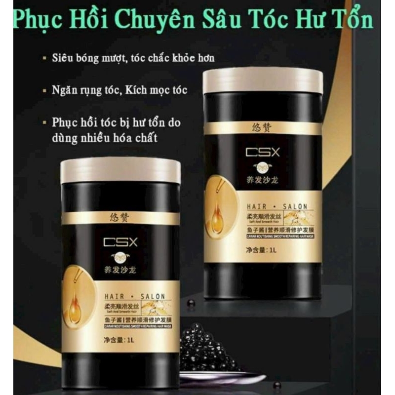 Ủ Tóc Siêu To Giúp Mềm Mượt Phục Hồi Tóc Hư Tổn
