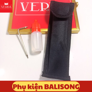 Bộ phụ kiện balisong Dầu bảo dưỡng - Bao đựng - Vít lục giác T6 T8 vặn ốc - Đồ dùng dụng cụ tool csgo valorant VERDA