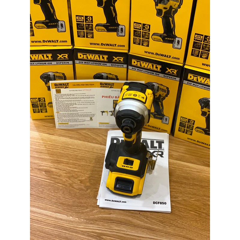 Máy vặn vít Dewalt Dcf850 bản chính hãng bảo hành 3 năm