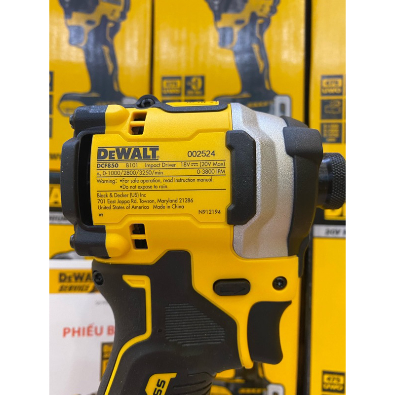 Máy vặn vít Dewalt Dcf850 bản chính hãng bảo hành 3 năm