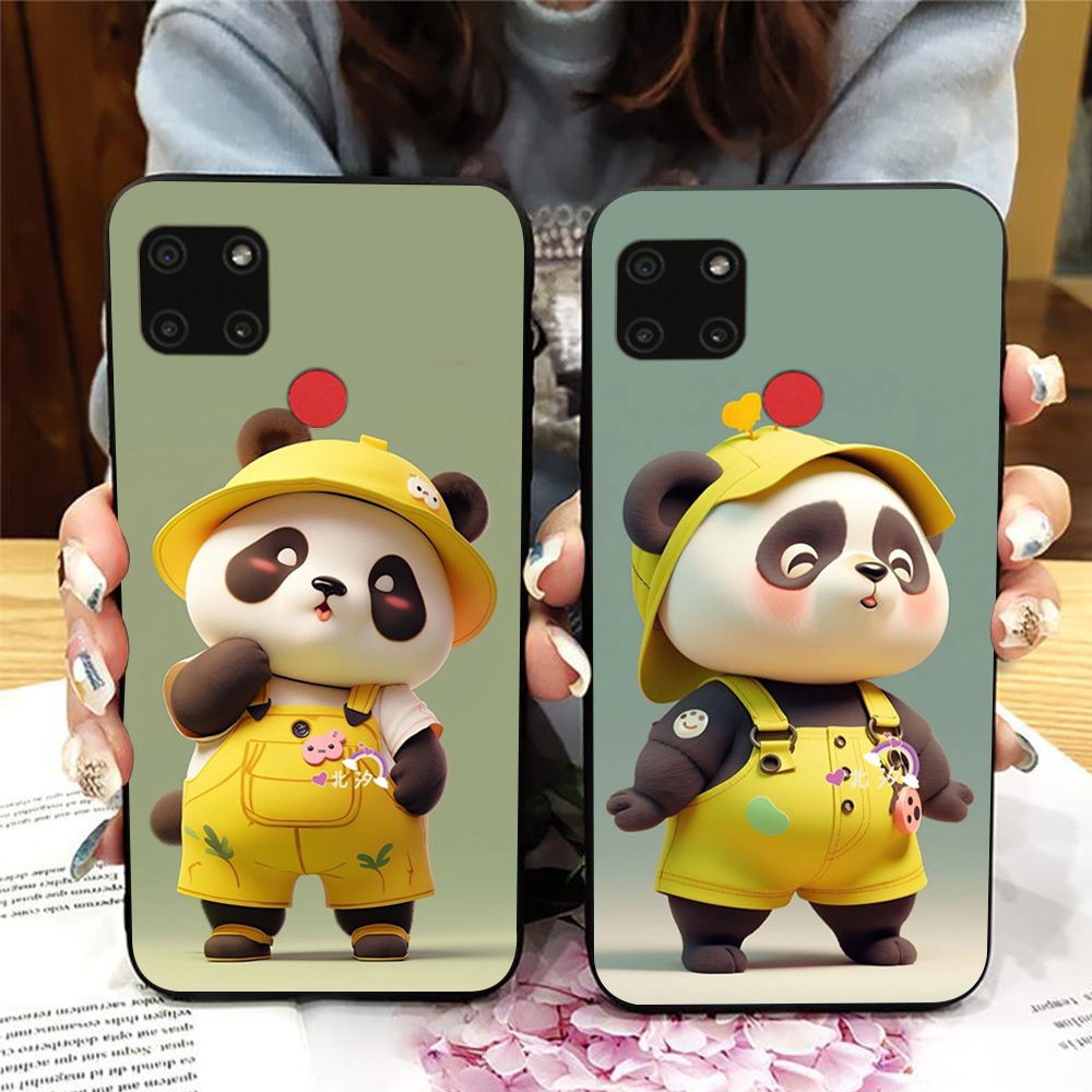 Ốp lưng oppo realme c25s / realme c12 / realme c15 in hình gấu trúc cute
