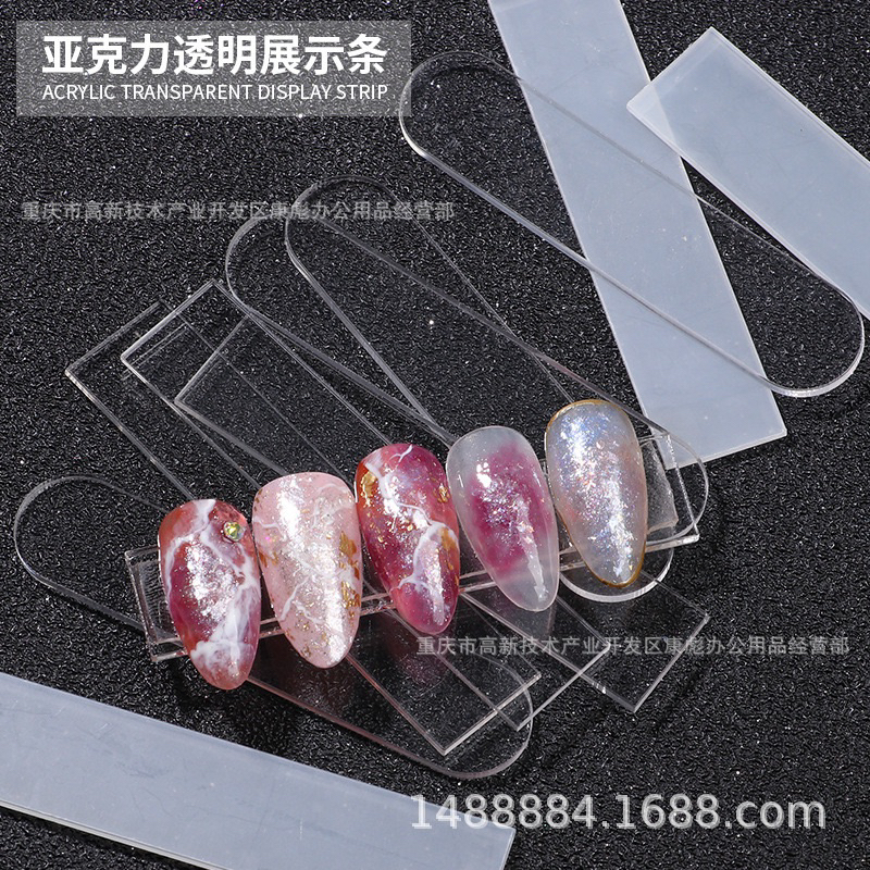 Thanh gắn móng mẫu - set 10 cái