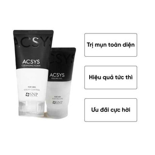 Combo Sữa rửa mặt Acsys + Tẩy da chế Acsys Peeling Gel