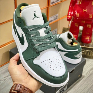 Giày Air Jordan 1 Low White Galactic Jade