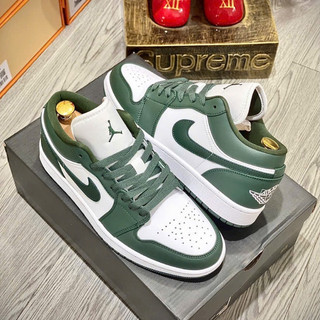 Giày Air Jordan 1 Low White Galactic Jade