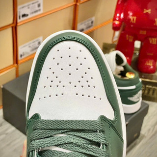 Giày Air Jordan 1 Low White Galactic Jade