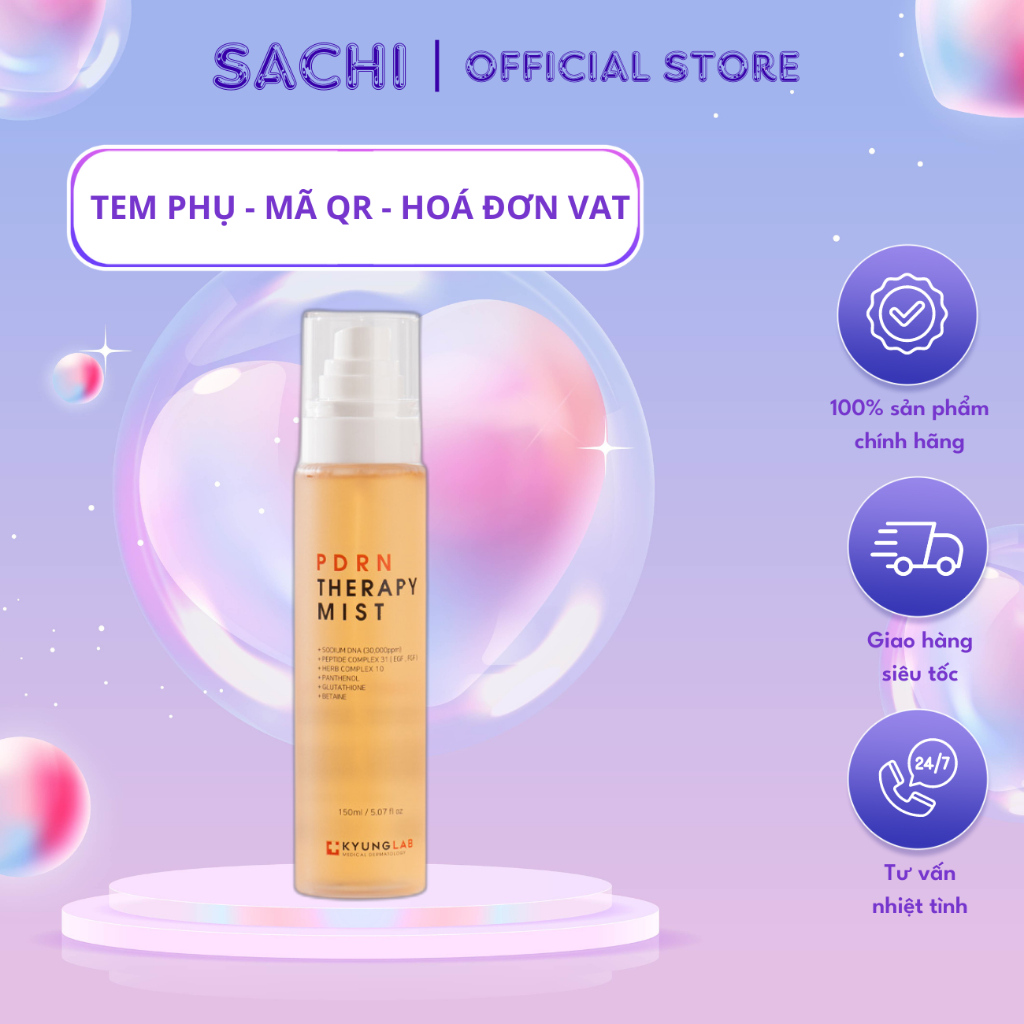 Xịt khoáng KyungLab Pdrn Mist chống lão hoá tái tạo phục hồi da 150ml