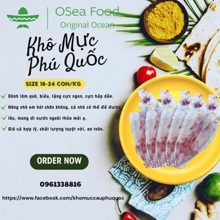 Khô Mực Phú Quốc 18-24 con/kg