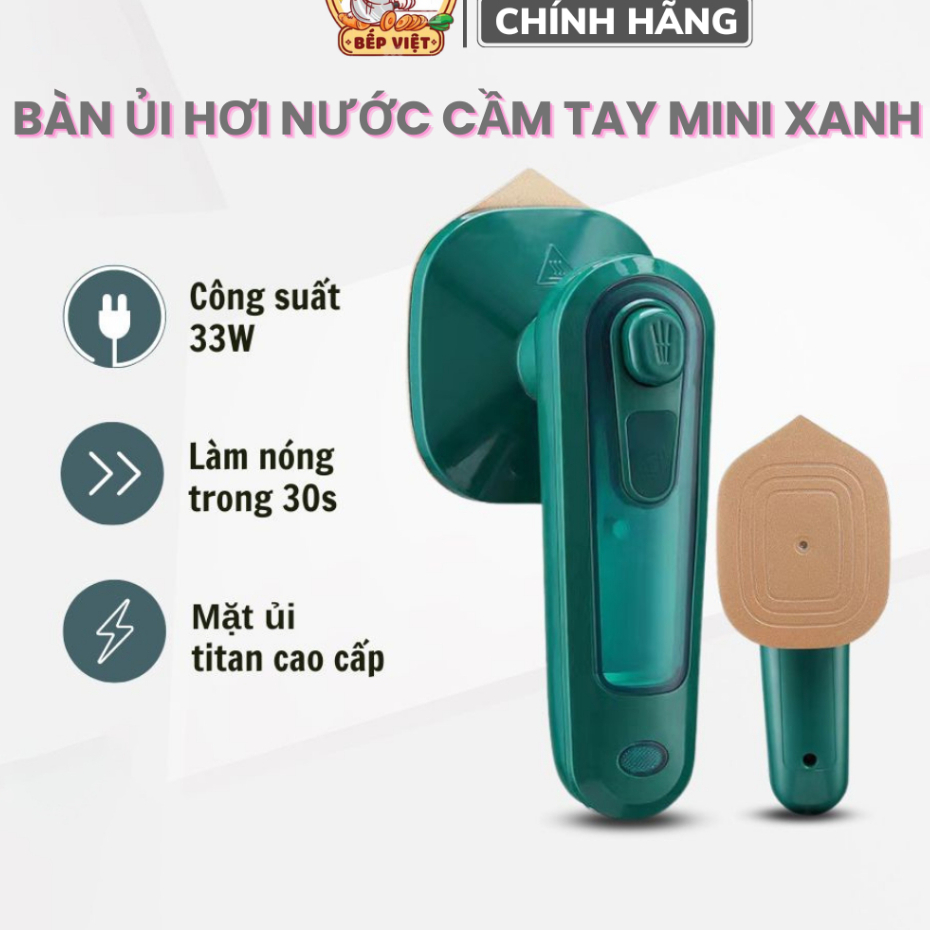 Bàn Ủi Hơi Nước Mini Cầm Tay, Bàn là Hơi Nước Du Lịch Công Suất 33W Nhỏ Gọn Tiện Dụng, Dễ Dàng Gấp Gọn