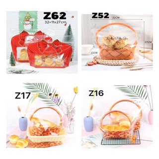 Túi zip đựng bánh, kẹo hình giỏ nhiều mẫu 10 chiếc