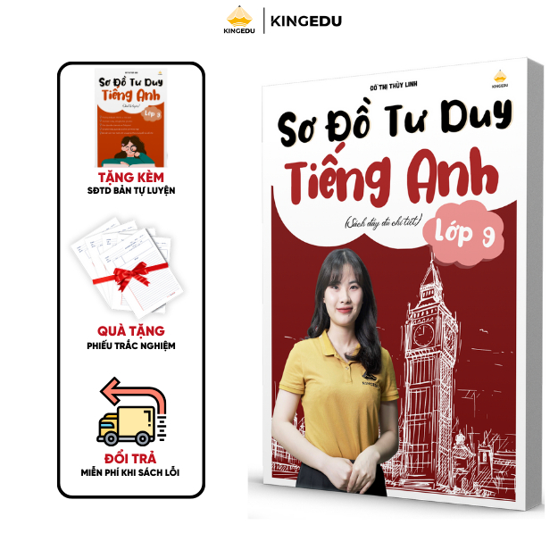 Sách - KINGEDU Sơ đồ tư duy tiếng anh 9