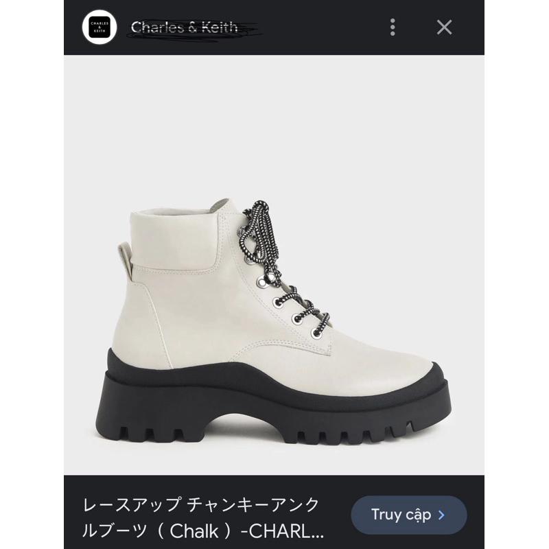 Thanh lý pass giày boots C&K size 35 auth 100%