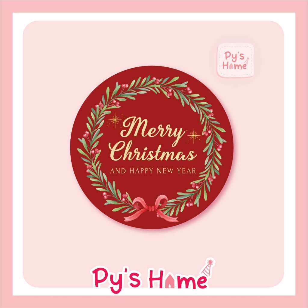 Sticker Nhãn Dán NOEL - Tem Dán Giáng Sinh, dán và decor quà tặng