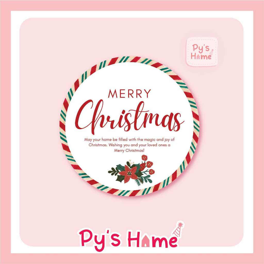 Sticker Nhãn Dán NOEL - Tem Dán Giáng Sinh, dán và decor quà tặng