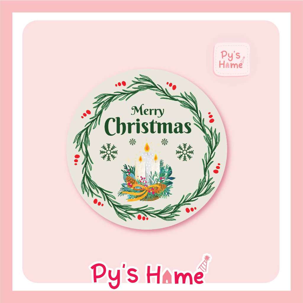 Sticker Nhãn Dán NOEL - Tem Dán Giáng Sinh, dán và decor quà tặng
