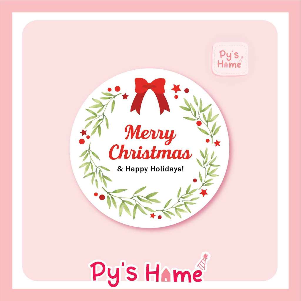 Sticker Nhãn Dán NOEL - Tem Dán Giáng Sinh, dán và decor quà tặng