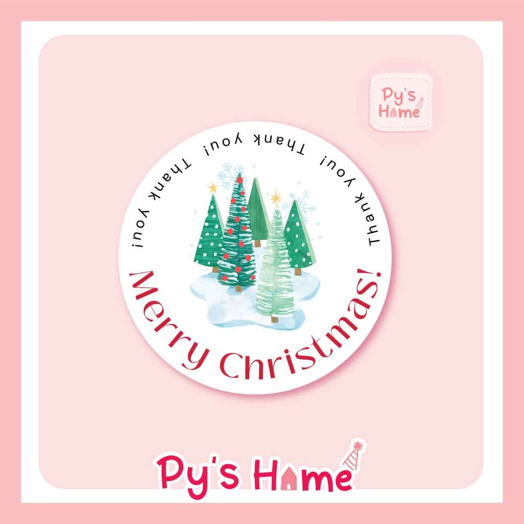 Sticker Nhãn Dán NOEL - Tem Dán Giáng Sinh, dán và decor quà tặng