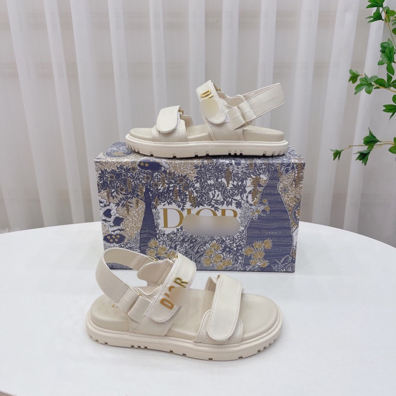 Sandal quai ngang, sandal nữ quai dán da siêu mềm