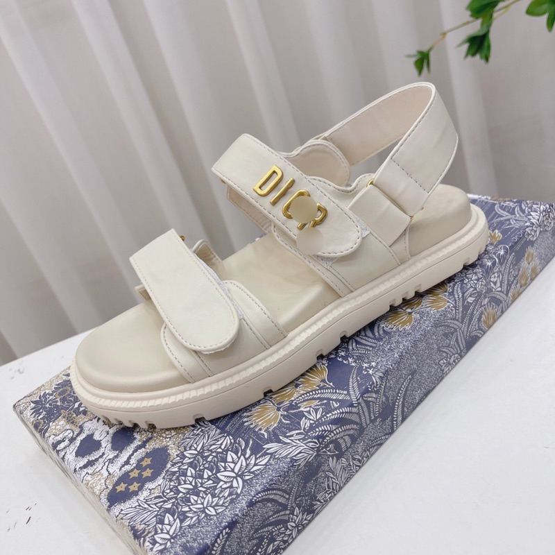 Sandal quai ngang, sandal nữ quai dán da siêu mềm