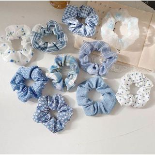 Thun cột tóc hoa dễ thương nữ tính scrunchies cute