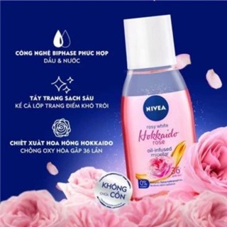 Nước tẩy trang Nivea hoa hồng 70ml