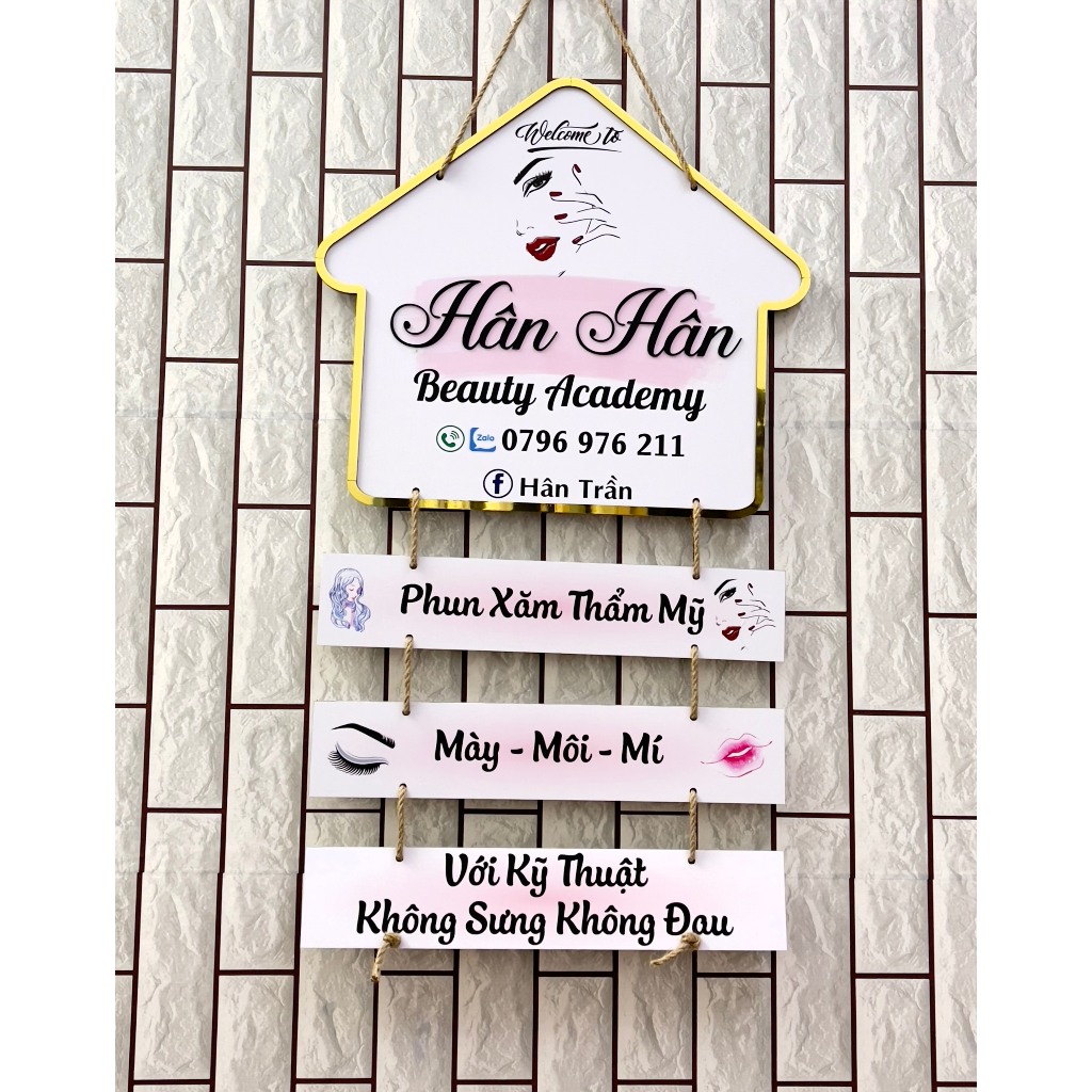 Bảng gỗ 3 thanh alu