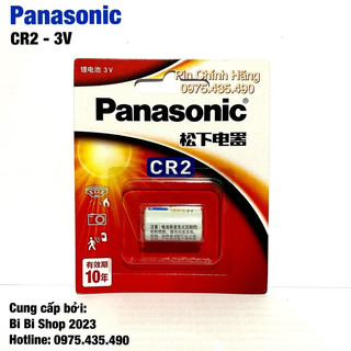 Pin CR2 Panasonic 3V Lithium Dùng Cho Máy Đo Khoảng Cách Vỉ 1 Viên Hàng Nhập Khẩu
