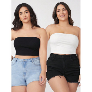 [ BIGSIZE TRÊN 55KG ] ÁO ỐNG CROPTOP bigsize nữ không mút