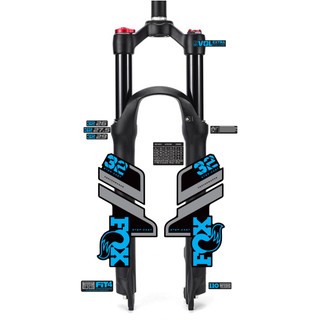 tem decal dán phuộc xe đạp địa hình Fox performance 32 2022 | cheetahdecals.com