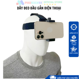 Dây đeo đầu gắn điện thoại quay góc quay độc đáo mềm mại ôm đầu