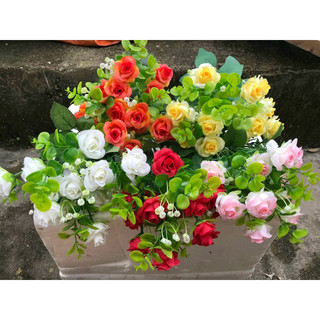 Cụm Hoa Hồng Tỉ Muội decor nhà cửa siêu xinh